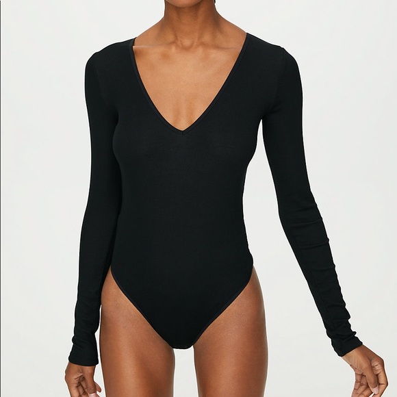 Aritzia Other - Aritzia Sunday Best longsleeve bodysuit in scarab